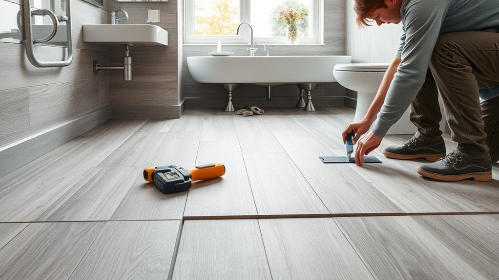 Bathroom Flooring Installation in Holloway